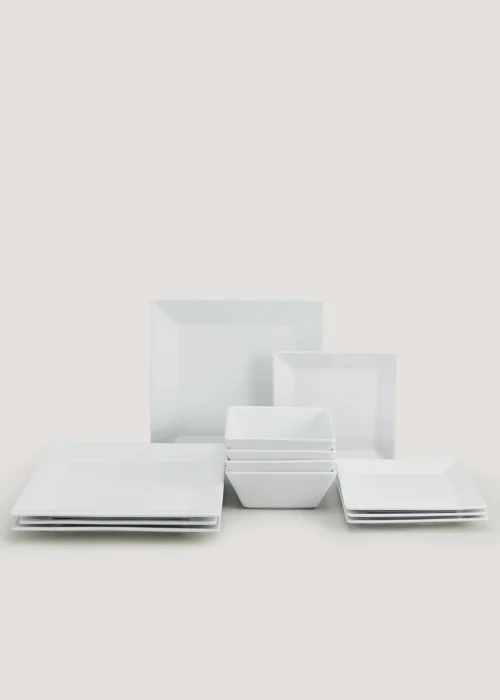 12 Piece Chicago Square Dinner Set Image 2