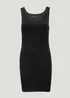 Black Essential Longline Vest Top - Size 8 Image 5