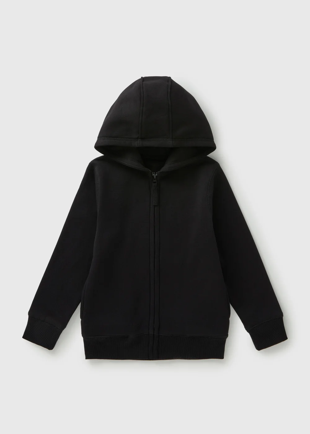 Kids Black Zip Up School Hoodie (3-13yrs) - Age 4 Years Image 1