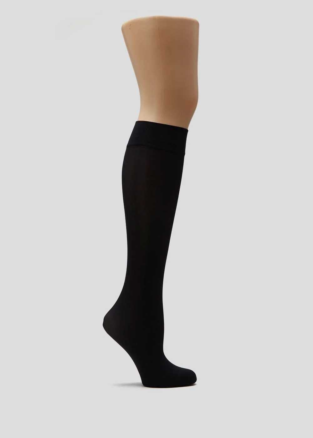 2 Pack 40 Denier Opaque Knee Highs - One Size Image 1