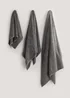 Dark Grey 100% Egyptian Cotton Towels - Hand Towel Image 1