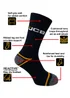 3 Pack JCB Black Work Socks - Sizes 6-11 Image 3