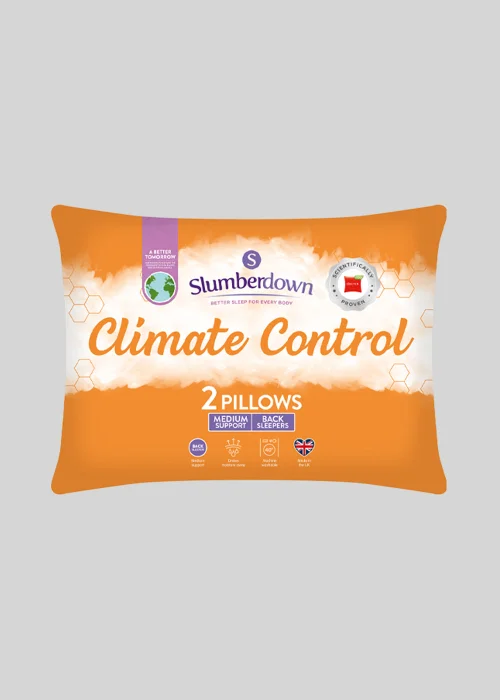 Slumberdown Temperature Climate Control Pillow Pair Image 1