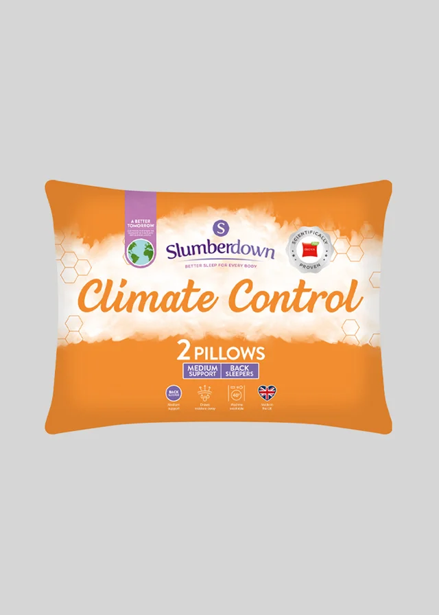 Slumberdown Temperature Climate Control Pillow Pair
