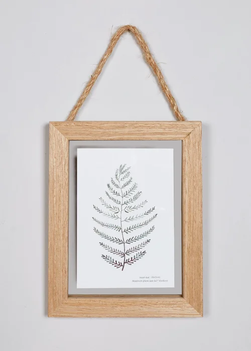 Hanging Wooden Frame (5inch x 7inch) Image 1