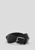 Black PU Buckle Belt - Small Image 1