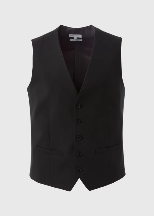 Taylor & Wright Panama Black Suit Waistcoat - Small Image 4
