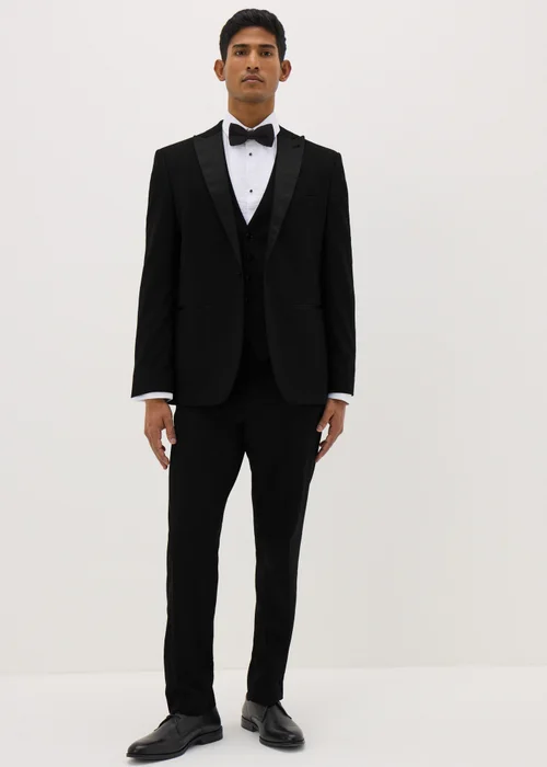 Taylor & Wright White Regular Fit Shirt & Bow Tie Set - 15 Collar Image 2