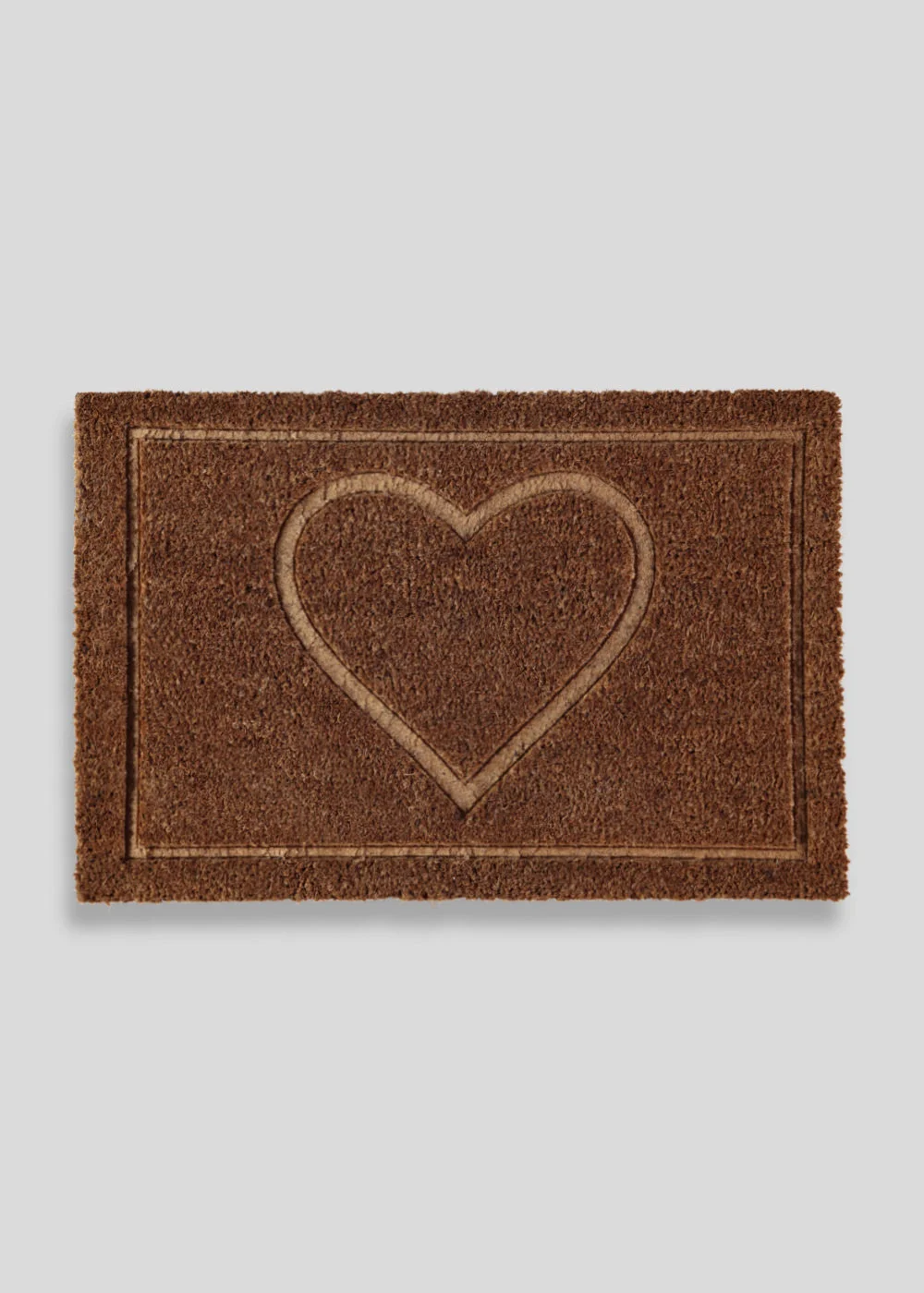 Embossed Heart Doormat Image 1
