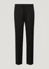 Taylor & Wright Black Regular Fit Formal Trousers - 30 Waist 29 Leg Image 2