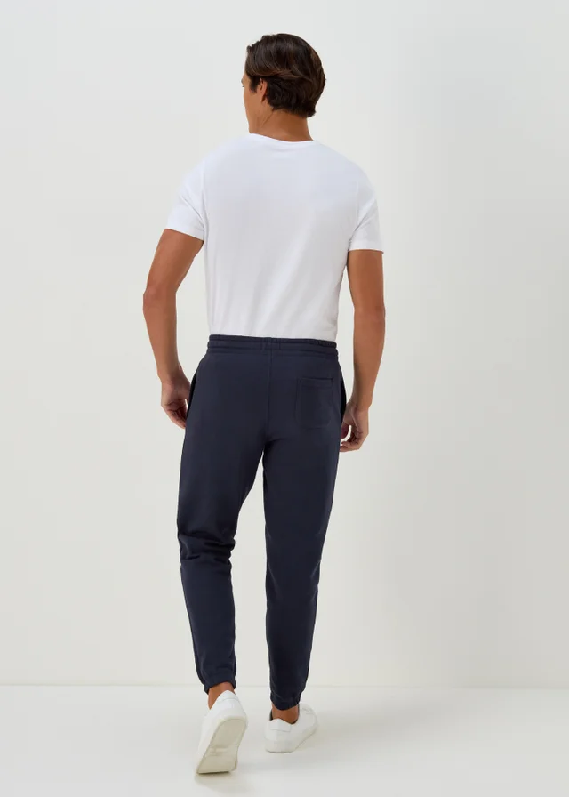 Navy Essential Cuffed Joggers