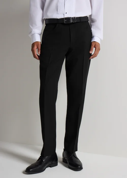 Taylor & Wright Black Slim Fit Formal Trousers - 30 Waist 29 Leg Image 2