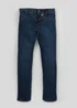 Wrangler Dark Wash Stretch Straight Fit Jeans - 30 Waist Regular Image 3