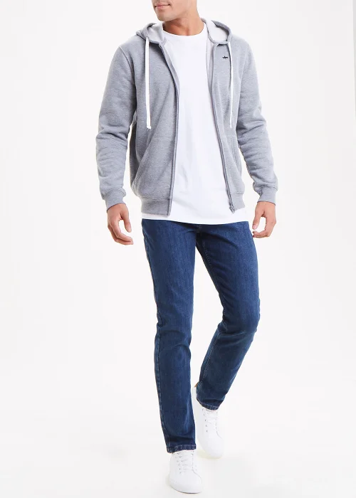 Wrangler Dark Wash Stretch Straight Fit Jeans - 30 Waist Regular Image 4