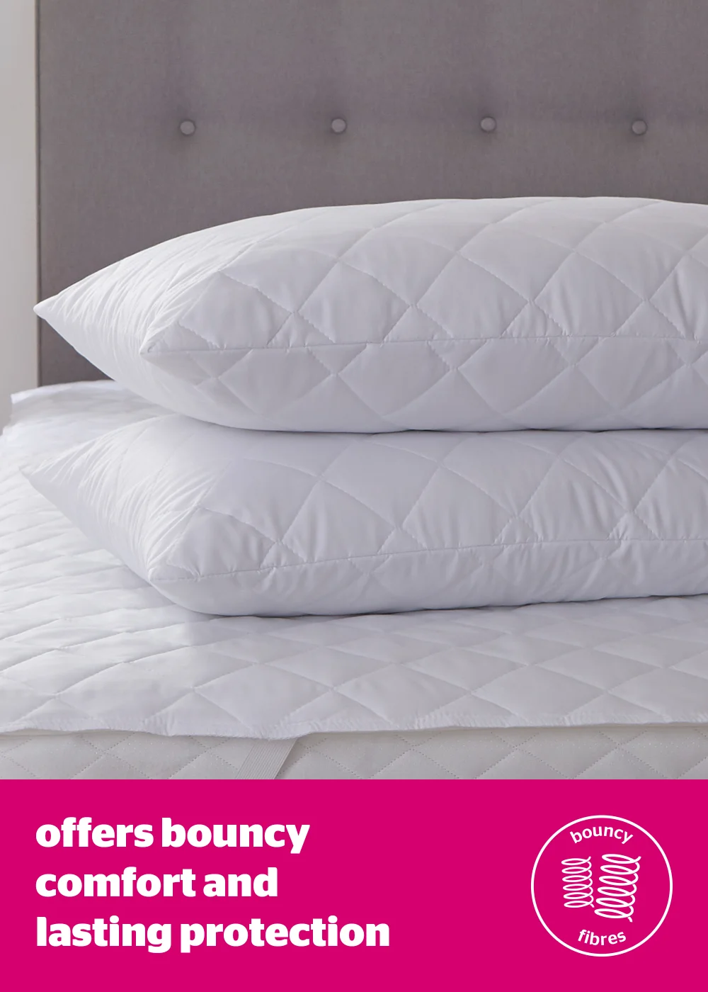 Silentnight Ultrabounce Pillow Protector Pair Image 2