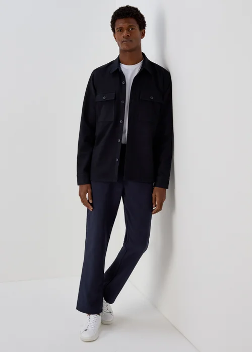 Navy Essential Straight Fit Joggers - Extra small Image 4