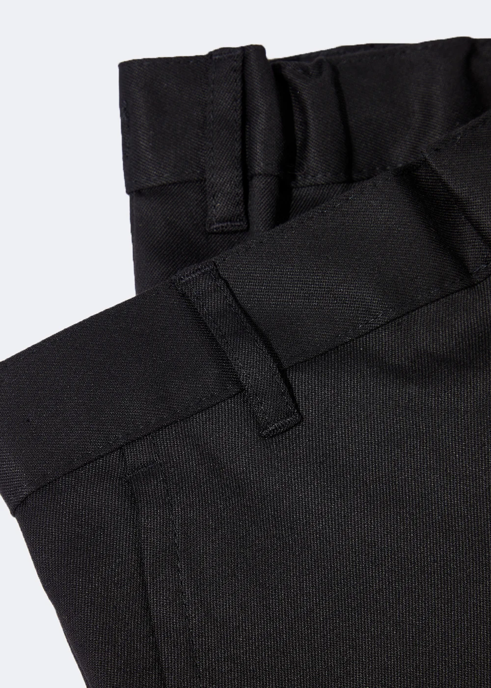 Boys 2 Pack Black Skinny Fit School Trousers (6-16yrs) - Age 6 Years Image 2