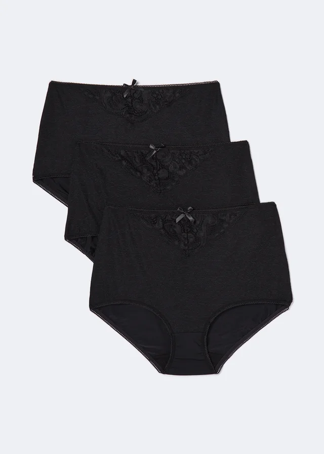 3 Pack Jacquard Full Knickers