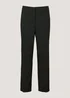 Et Vous Black Straight Fit Trousers (Short) - Size 8 Image 4