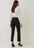 Et Vous Black Straight Fit Trousers (Regular) - Size 8 Image 5