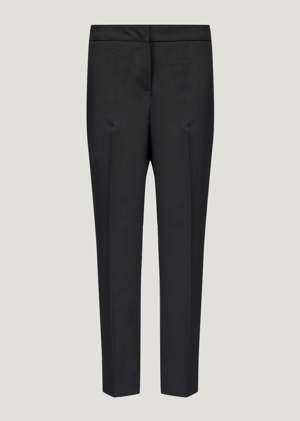 Et Vous Black Straight Fit Trousers (Long Length) - Size 10 Image 2