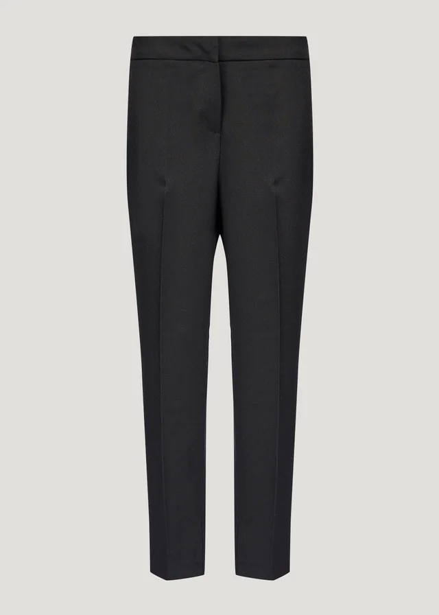 Et Vous Black Straight Fit Trousers (Long Length)