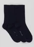 3 Pack Gentle Grip Ankle Socks (One Size) - One Size Image 1
