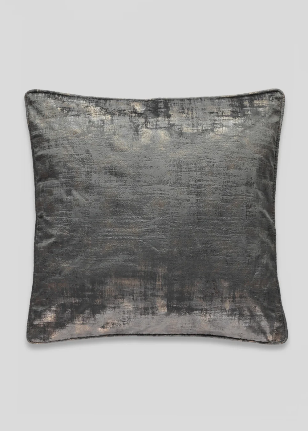 Grey Velvet Foil Cushion Image 1