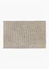 Beige Chenille Bath Mat Image 1