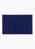 Royal Blue Chenille Bath Mat Image 1