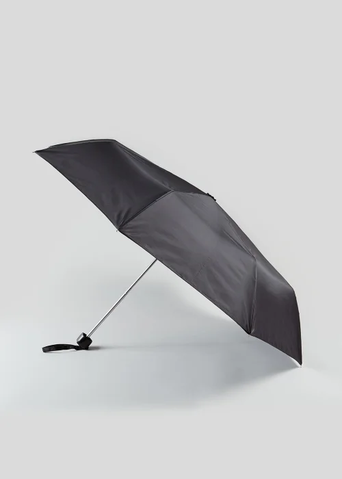 Black Plain Umbrella - One Size Image 1