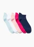 5 Pack Microfibre Trainer Socks - One Size Image 1
