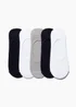 5 Pack Invisible Socks - Sizes 3-5 .5 Image 1
