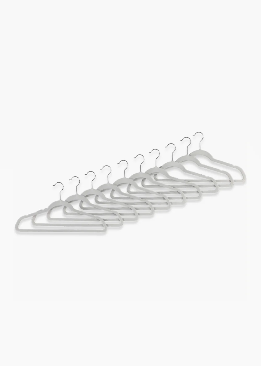 10 Pack Velour Hangers (45cm x 24cm) Image 1