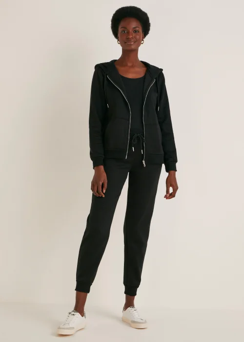 Black Zip Up Hoodie - L Image 4
