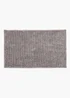Grey Chenille Bath Mat Image 1