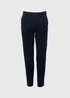 Navy Straight Fit Stretch Chinos - 30 Waist Regular Image 5