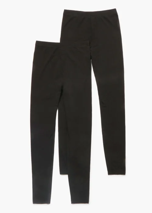 2 Pack Black Leggings - 8 Image 3
