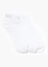 3 Pack White Blistereze Trainer Socks - One Size Image 1