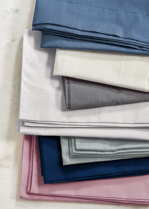 White Polycotton Fitted Bed Sheet - Single Image 2