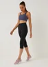 Souluxe Black Capri Sports Leggings - Size 8 Image 3