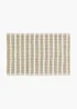 Natural Stripe Chenille Bath Mat Image 1