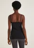 3 Pack Black Essential Cami Tops - Size 8 Image 3