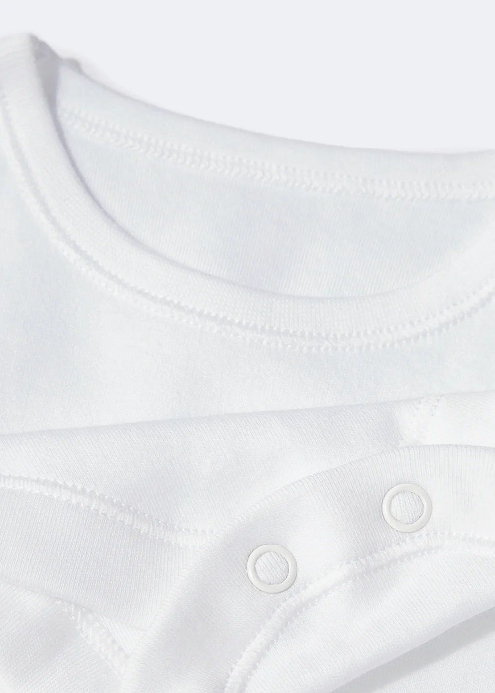 Baby 5 Pack White Sleeveless Bodysuits (Newborn-36mths) - Up to 1 Month Image 2