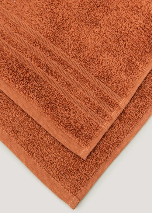 Orange 100% Egyptian Cotton Towels - Hand Towel Image 2