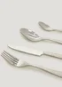 16 Piece Hammered Cutlery Set Image 2