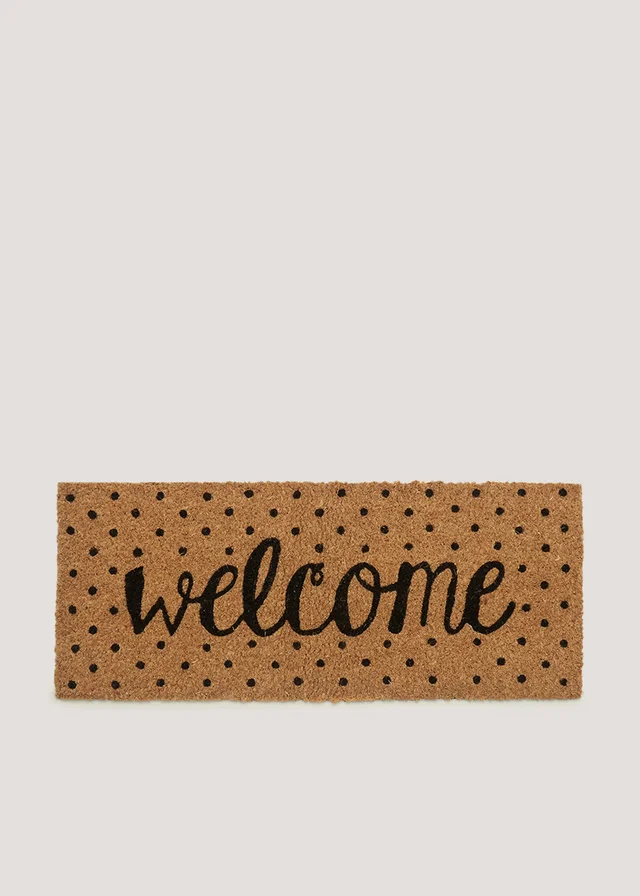 Natural Spot Welcome Doormat