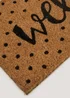 Natural Spot Welcome Doormat Image 2
