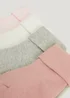 Unisex 4 Pack Pink Terry Tot Baby Socks (Newborn-12mths) - Newborn Image 2