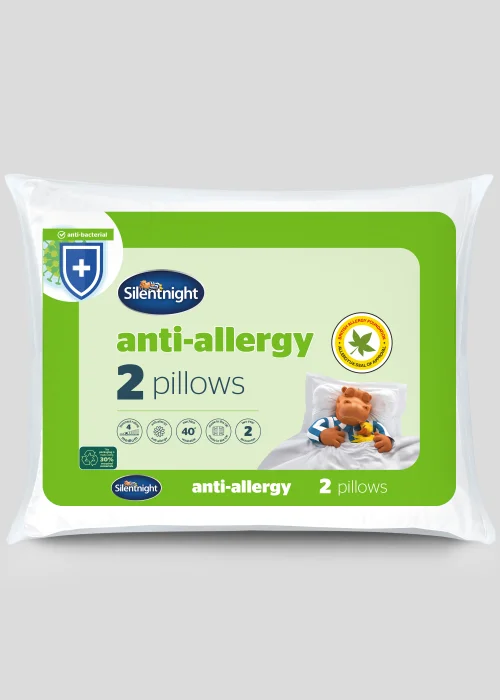 Silentnight Anti-Allergy Pillow Pair - One Size Image 1
